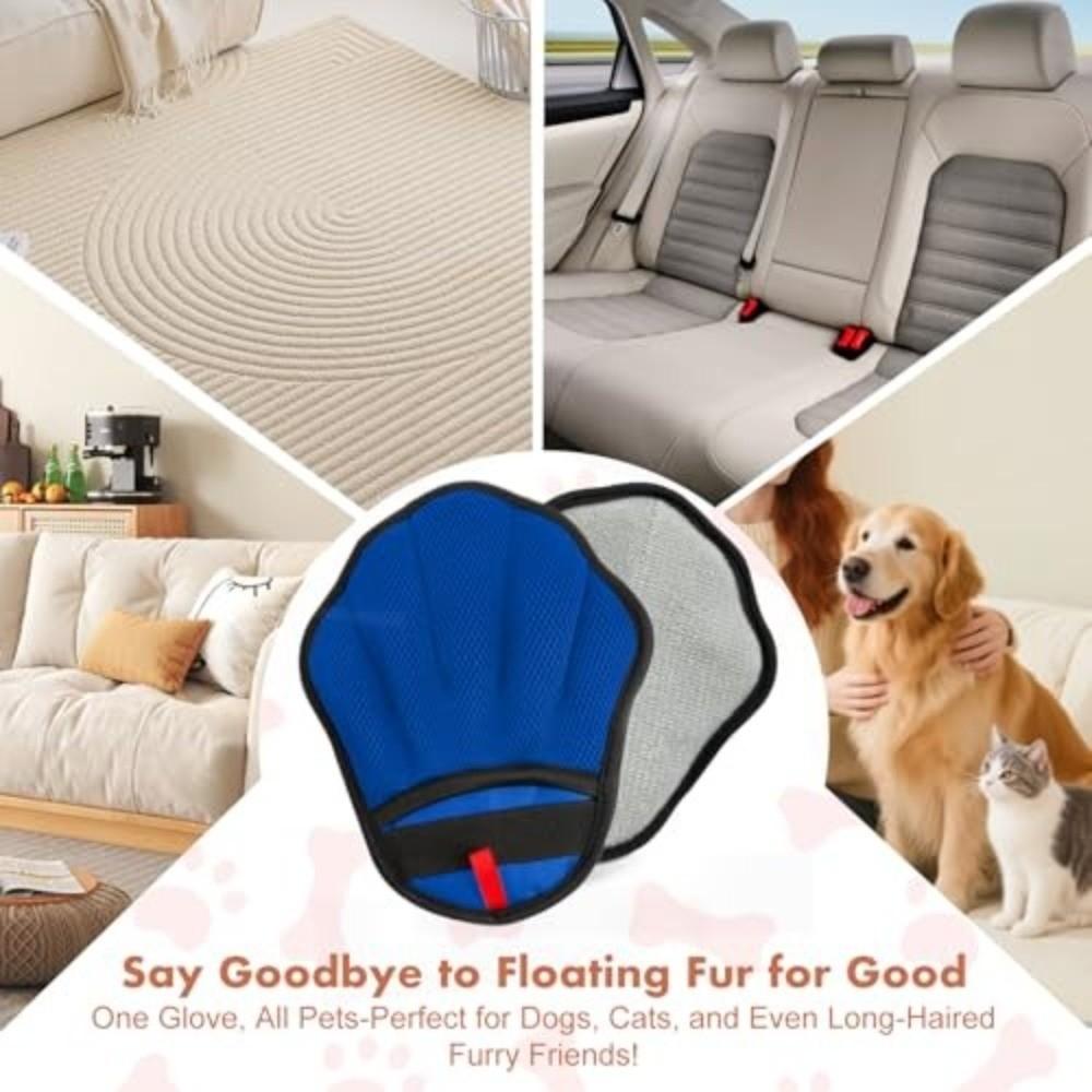 Upgraded Electrostatic Pet Hair Remover Reusable Pet Hair Remover Tool Pet Grooming Glove Carpet