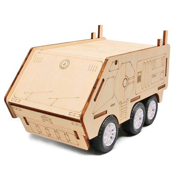 Science And Technology Small Production Mars Transport Vehicle DIY Primary And Secondary Physics Steam Science Experiment Material Package Invention