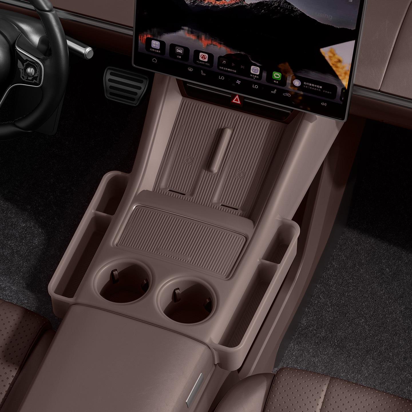 

Suitable for 26 Zhiji R7 Models: Wireless Charger Protective Pad - Silicone Anti-slip Interior Console Accessory