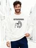 Men'S Casual Round-Neck Sweatshirt with OSTEOPIEROGI Pattern