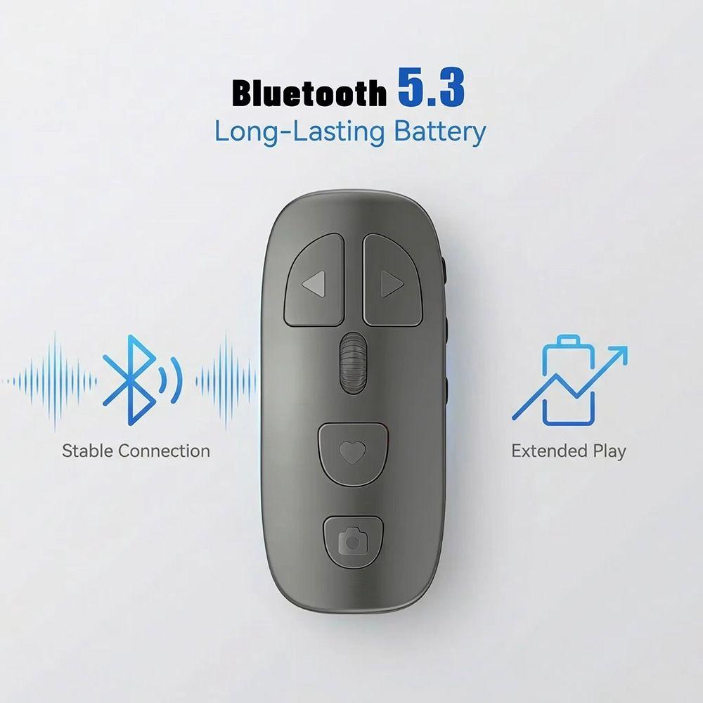Fingertip Control E-book Page Turner Stable Signal Transmission Wireless Selfie Shutter  E-book