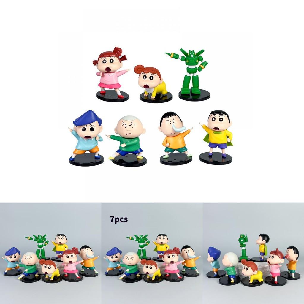 Crayon Shinchan Pvc Action Figure With Flexible Joints For Collectors And Decor