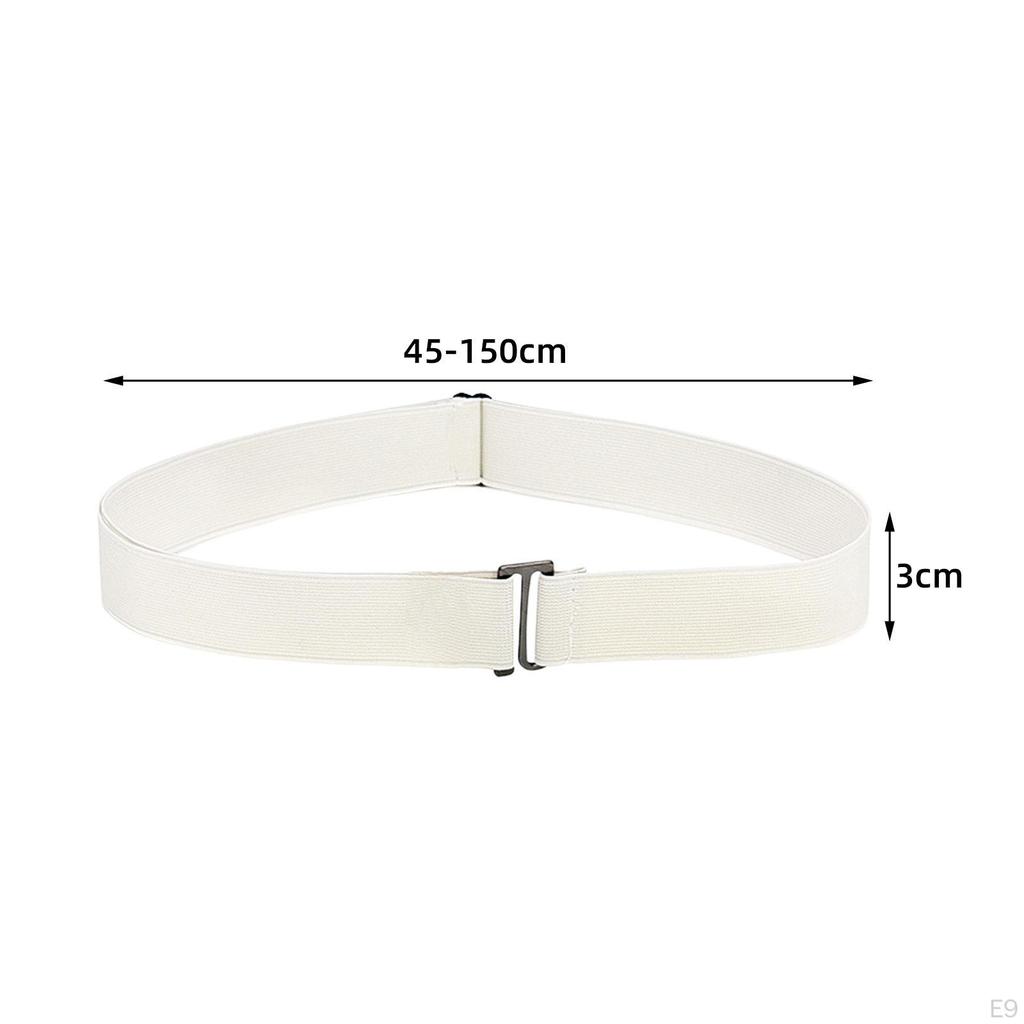 Belt for Women, Invisible Belt, Comfortable Elastic Waistband, Belts with Flat Buckle.
