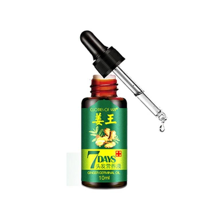7 Tage Ingwer-Keimserum, Essenz, Öl, Behandlung gegen Haarausfall, Haarwachstum, 30 ml, schnelles Haar, natürliche Haarpflege bei Haarausfall