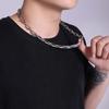 Cuban Necklace Men's High Street Splicing OT Buckle High Sense Accessories Hip Hop Versatile Coarse Clavicle Chain Men's and Women's Tide 2026