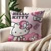 Cartoon H-Hello K-Kitty Cushion Cover For Pillow Printing Sofa Decoration Home Car Room Coffee Shop Office Nordic Simplicity