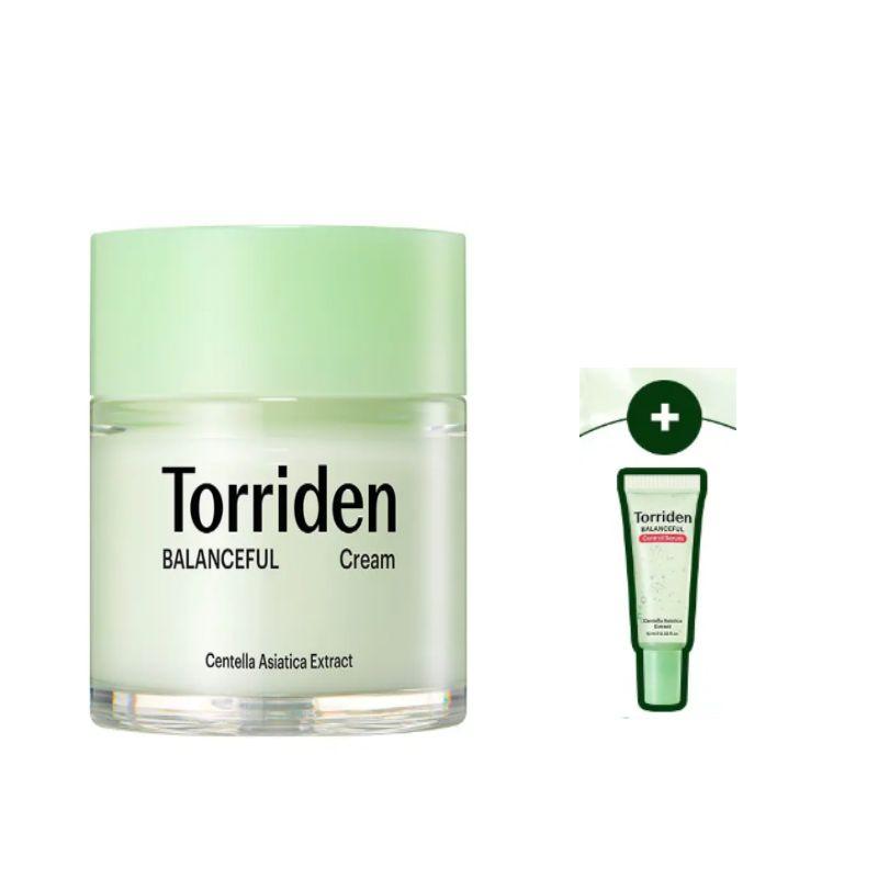 TORRIDEN Balanceful Cica Calming Cream 80 Ml Set with Serum 10 Ml