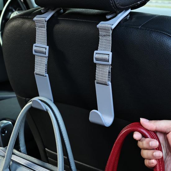 4Pcs Headrest Fastening Hooks Bag Hanger Car Hooks Car Interior Accessories