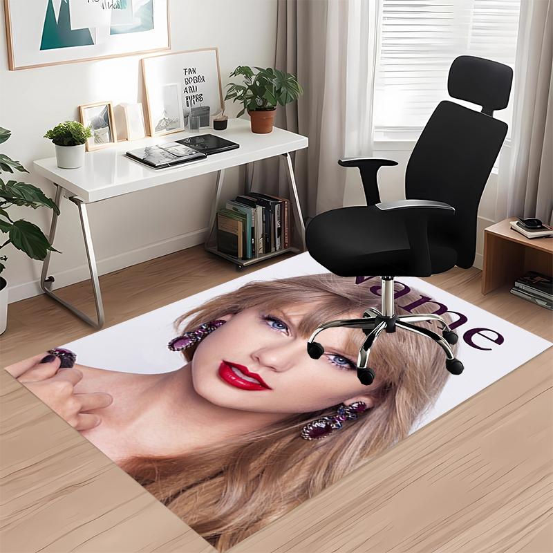 Custom Name Taylor Printed Carpet Rug For Office Chair Living Room Bedroom Kitchen Room Decor Gifts