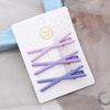 Dopamine Korean Minimalist Milk Coffee Hairpin for Women - Seamless Edge Side Bangs Clip for Frizzy Hair