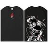 Anime Jujutsu Kaisen Toji Fushiguro Front Back Printed Tshirt Sorcerer Killer Unisexga Graphic Tee Harajuku Streetwear Cotton