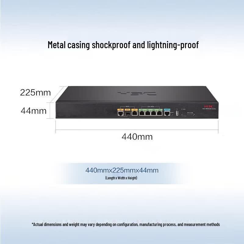

H3C MER5200 Multi-WAN Gigabit VPN Router with AC Management (CN version)