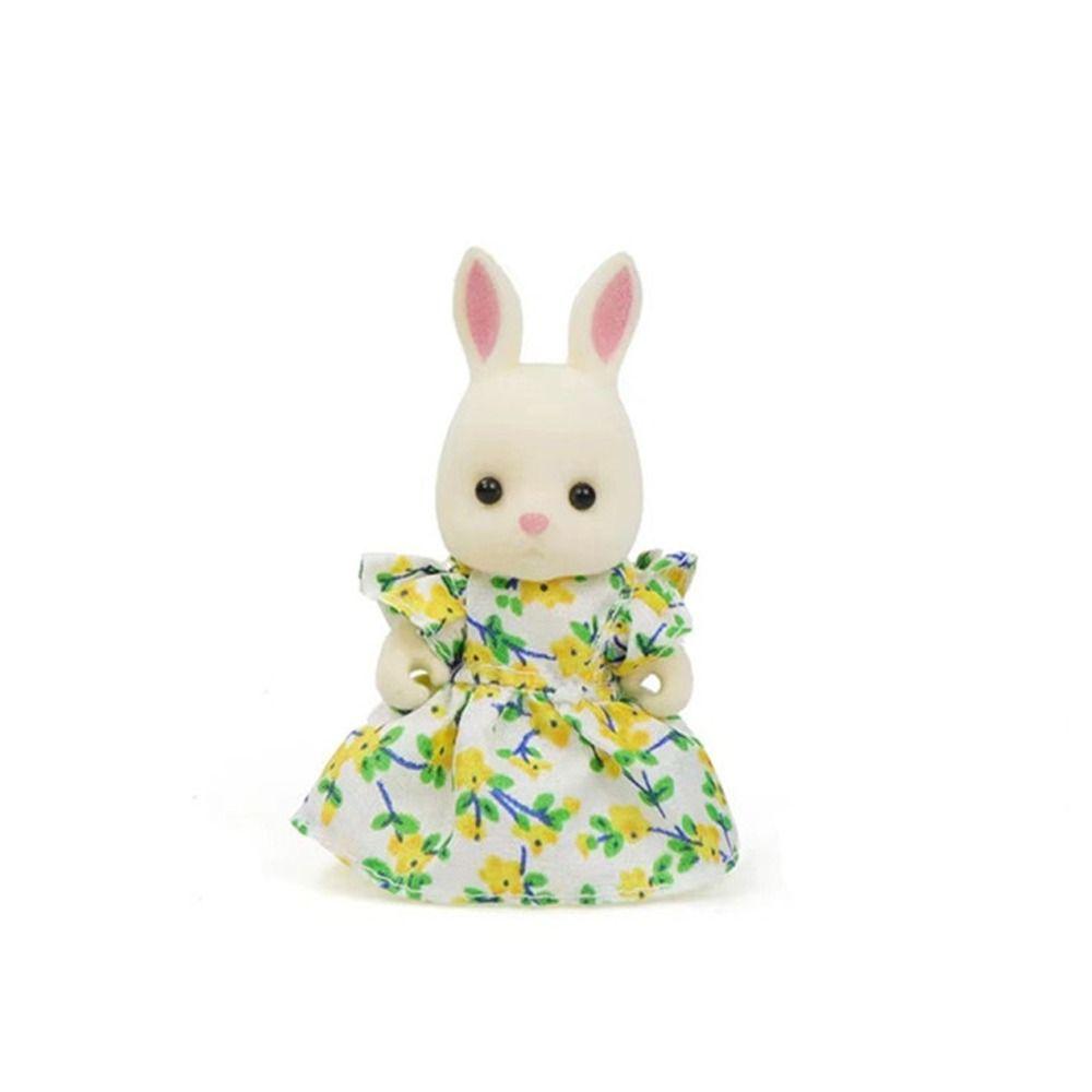 

Лесная семья Мини Кролик Медведь Игрушка Миниатюры Кукольный домик Игрушка Лесная семья Куклы Ролевые игры Rabbit