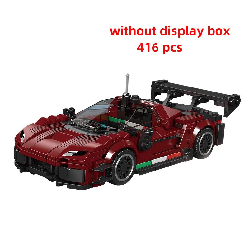 City Speed  Technical Moc Car Sports Car Racing Building Blocks Brick Vehicle Educational Construction Toys