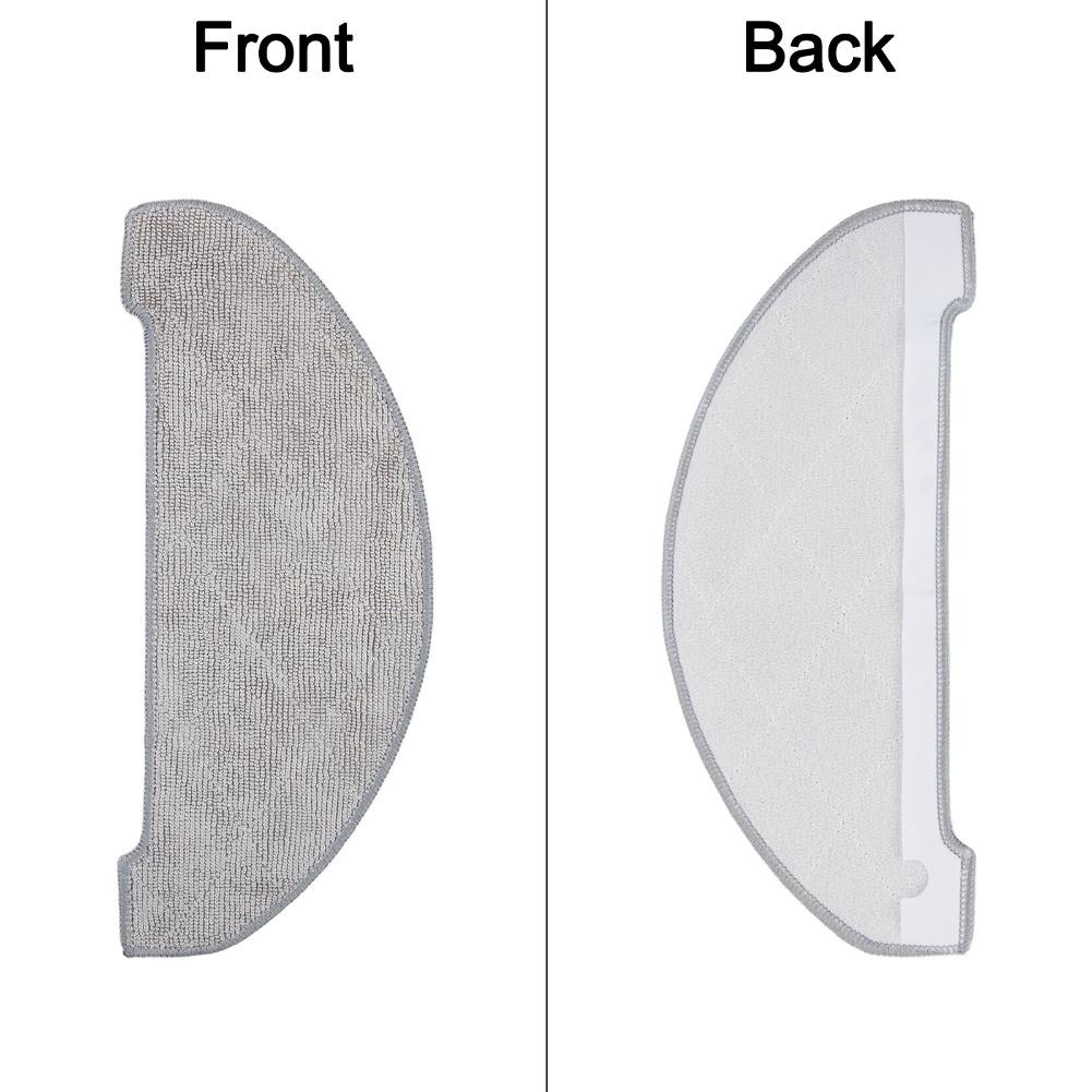 4 Pack Mop Cloth Replacement for Vexilar W9 Robot Vacuum Cleaner Microfiber Pads for Consistent and Hygienic Floor Cleaning