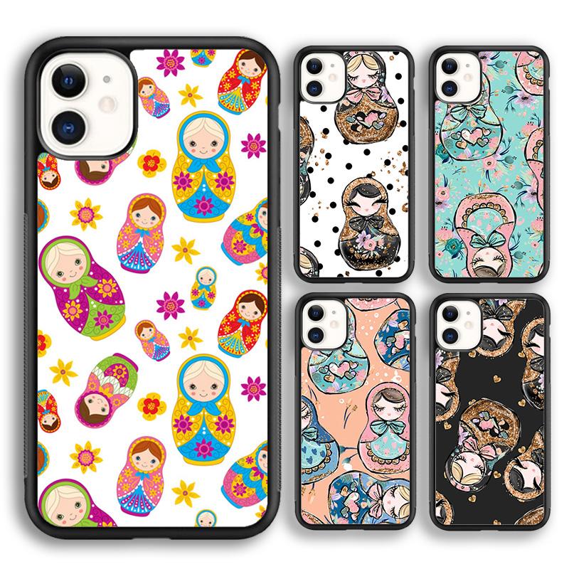Krajews Russian Matryoshka Dolls Soft Phone Case Cover For iPhone 17 Air 16 15 14 plus 11 12 13 pro max coque Fundas