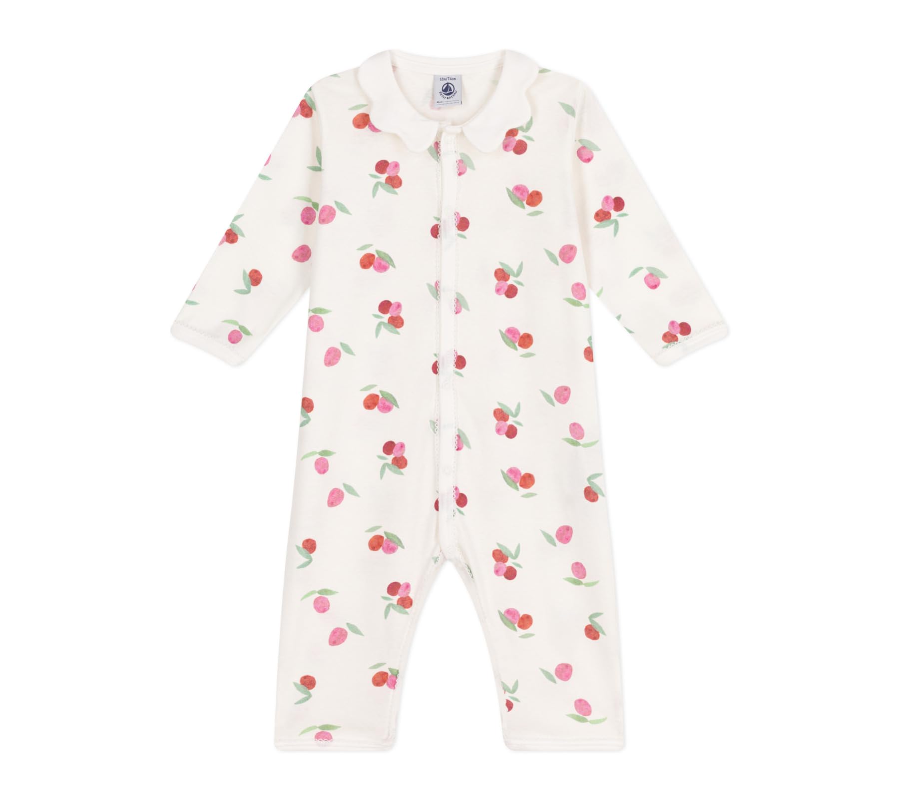 

Legless Romper A0CSN Off Color 6 Months 67cm [Petit Bateau] White/Multi