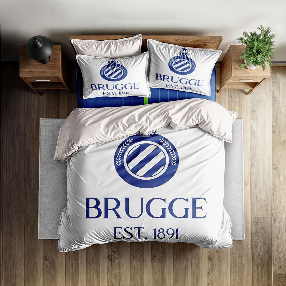 Cercle Brugge Belgium Duvet Cover Set King Queen Double Full Twin Single Size Bed Linen Set