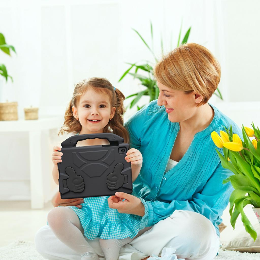 For Samsung Galaxy Tab A9+ Case Ultra-Soft EVA Thumb Kickstand Tablet Cover