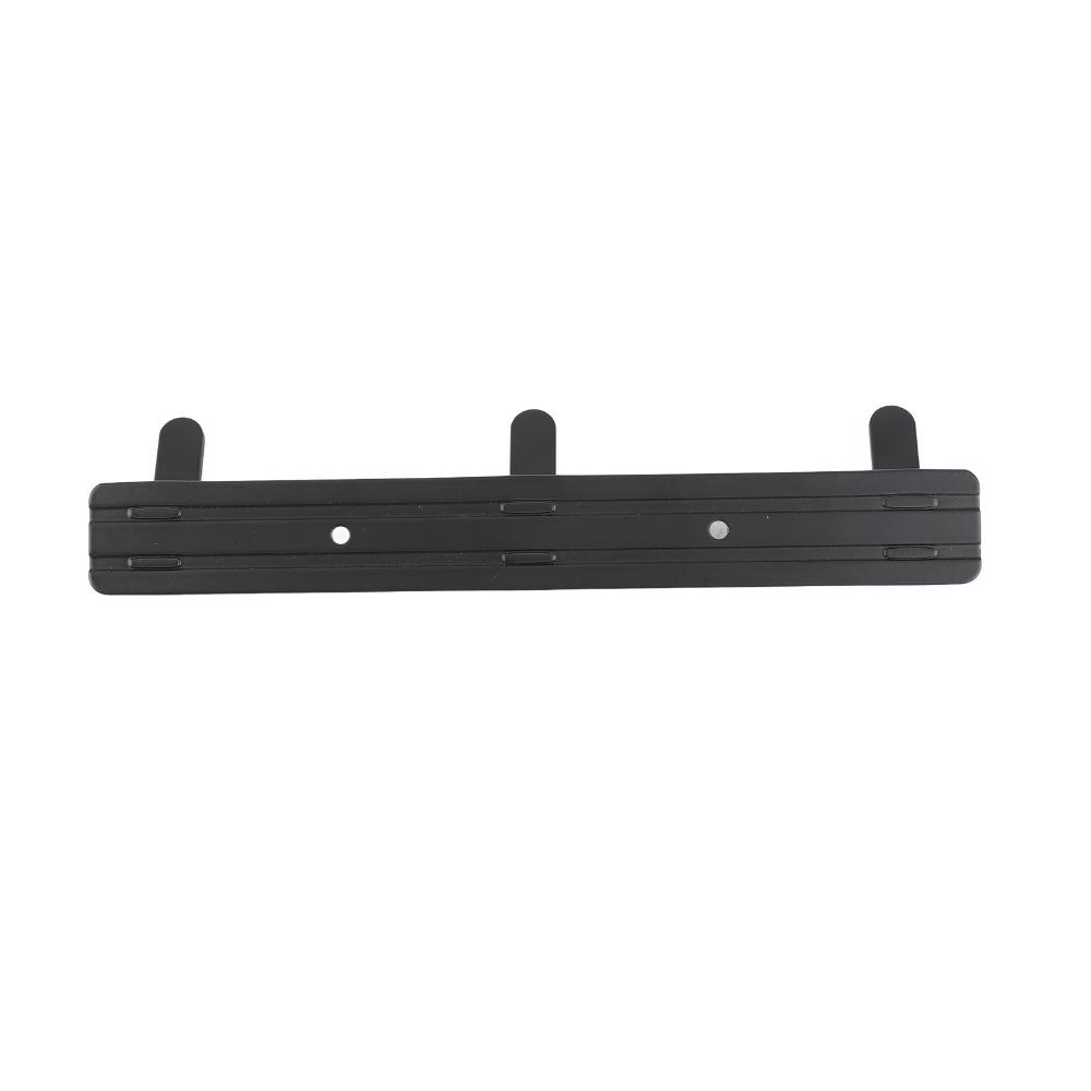 Black Towel Hook Durable Row Hook Modern Wall Hook Rack Kitchen Bathroom Wardrobe Entryway Bedroom