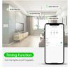 Milfra Smart Wifi Switch Neutral Wire Optional Intelligent Wall Button Light Switches AC100-240V Tuya APP Voice Control by Alexa