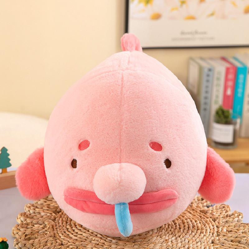 Cute Adorable Snot Fish Whale Plush Toy Pillow Gift Wholesale 30cm 0.25kg