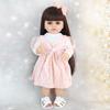55CM Full Body Soft Silicone Reborn Toddler Doll Lifelike Soft Touch High Quality Doll Gifts for Children home Birthday Christmas gifts