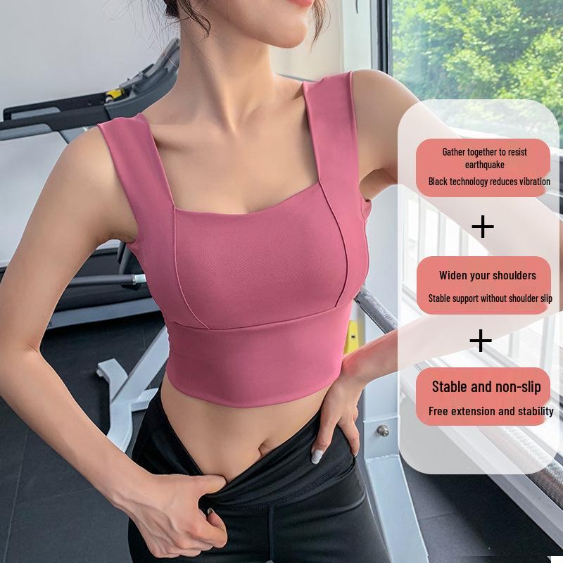 Women's Shock-Absorbing Sports Bra - Anti-Sagging, Shaping, Beautiful Back, Anti-Vibration, Fitness Yoga Vest for Summer