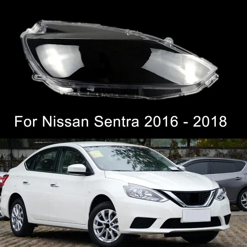 Car Headlamp Lens for Nissan Sentra Sylphy 2016 2017 2018 Car Headlight Cover Headlamp Lens Auto Shell Cover Left