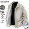 Mark Fairwhale Men's Fleece-Lined Thickened Lapel Jacket