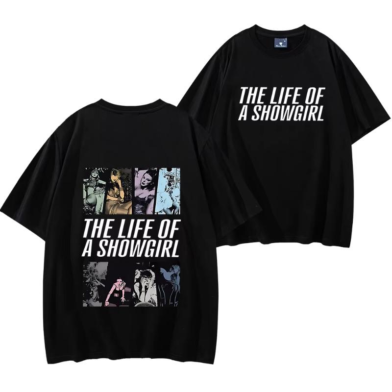 Showgirls Life T Shirt In My Showgirl Era T-Shirt New Album 2025 Shirt Country Music Fan Gift Men Women Streetwear Hip Hop Tops