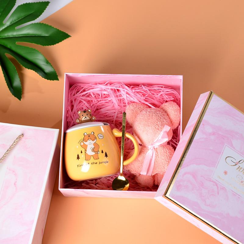 Novel Little Tiger Mug Souvenir Ceramic Mug  Creative Personalized Cartoon Ins Home Coffee Mug