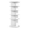 5 Tiers Rotating Shoe Rack Tower, 360° Spinning Shoe Rack, Revolving Storage Round Carousel Display, Freestanding Lazy Susan Organizer Display for