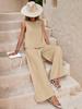 2026 Summer Women's Versatile Cotton Two-Piece Set: Trendy European & American Loose Pullover with Round Neck