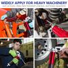 Manual Grip Grease Gun 400CC Aluminum Alloy 6000-7000PSI with Flexible Hose for Easy Greasing