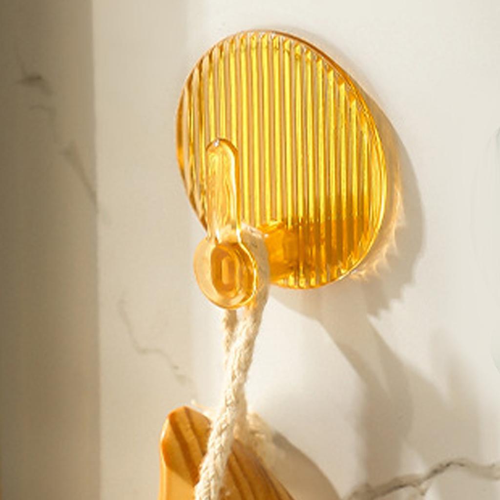 4 Stück Klebehaken ohne Bohren Starke selbstklebende Handtuch-Mantelhaken für Badezimmer Dusche Küche