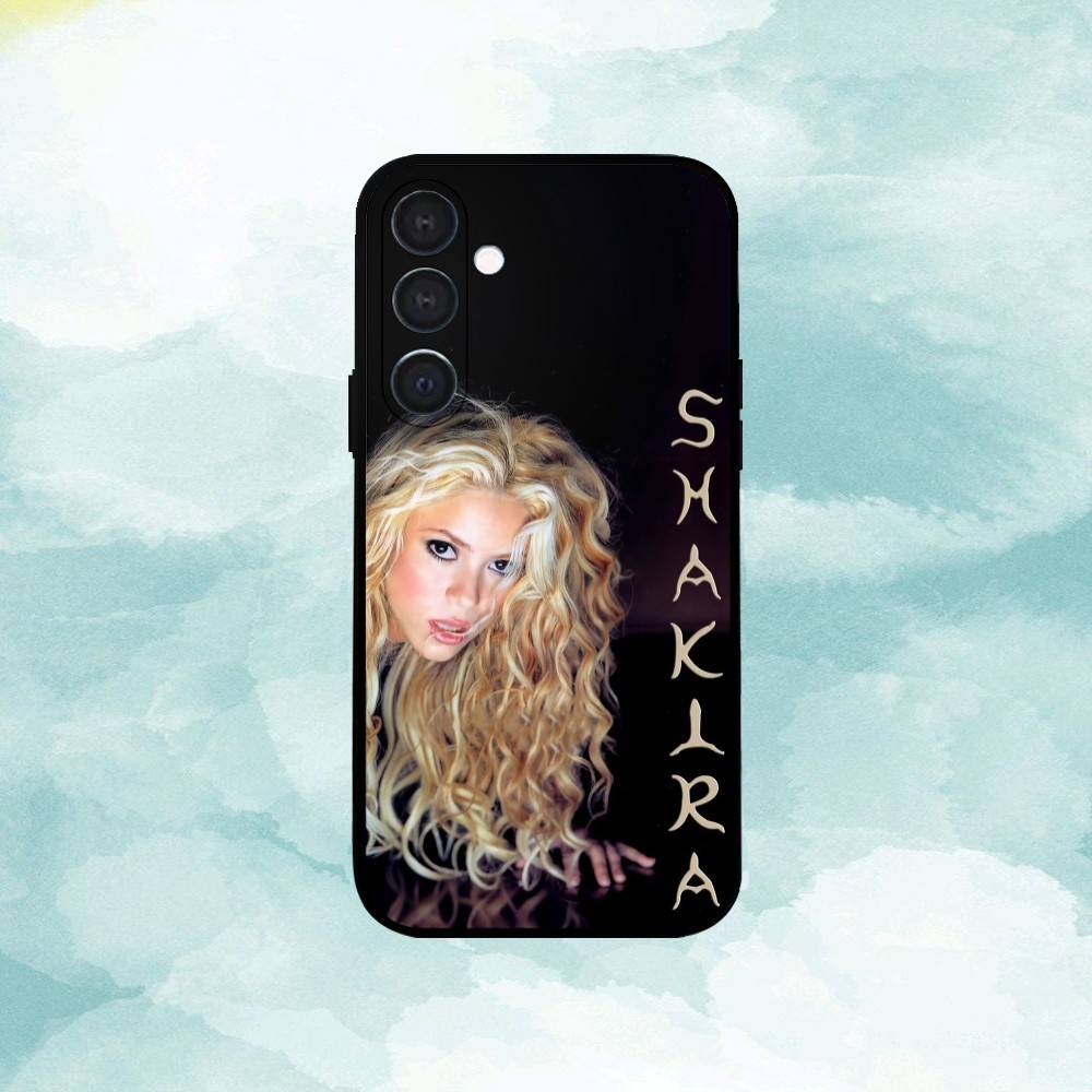 F-Berühmte S-Shakira Sängerin Handyhülle Für Samsung A73,72,71,A52,51,40,41,A22,A32,31,A13, Weiche Schwarze Hülle