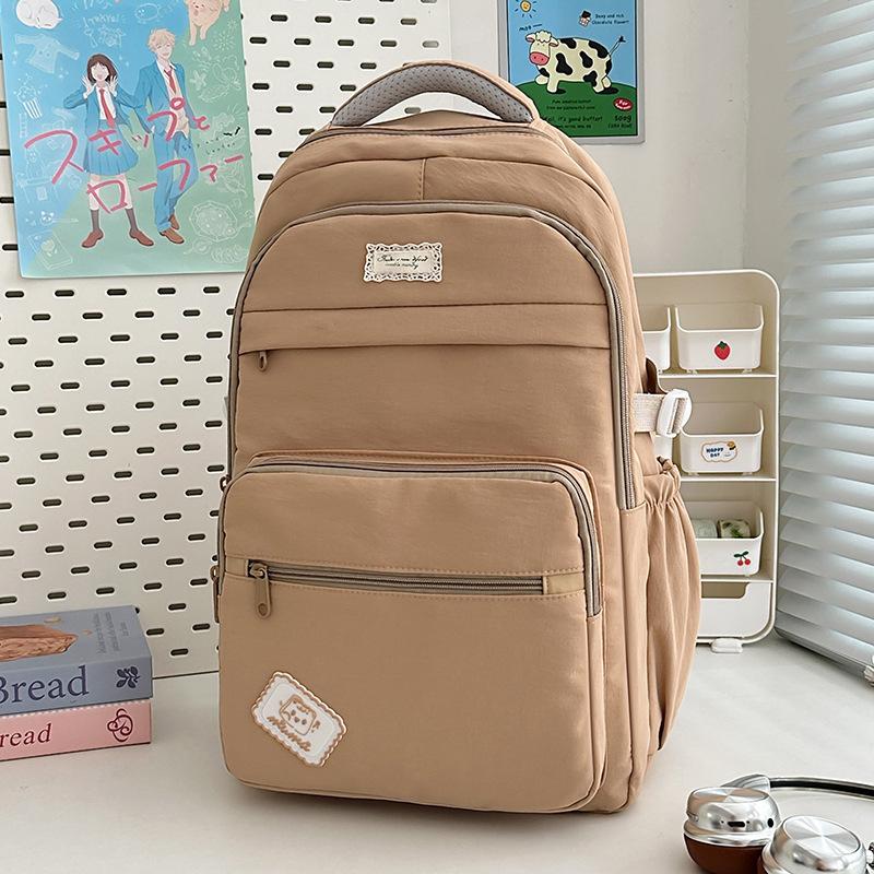 

Школьный рюкзак новая высокая ценность новая высокая ценность свежий милый конфетный цвет рюкзак для учеников средней школы легкий рюкзак