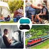 Portable Inflatable Travel Neck Pillow Waist Pillow Foldable Travel Essentials Providing Waist and Neck Support