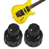 2Pcs Guitar Volumes Control Knob Universals Potentiometer Knobs Replacement Electric Guitar Effect Pedal Knobs