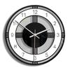 Black and White Decorative Acrylic Wall Clock for Living Room or Bedroom