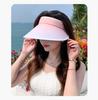 Gradient UV Protection Sun Hat with Large Brim for Cycling