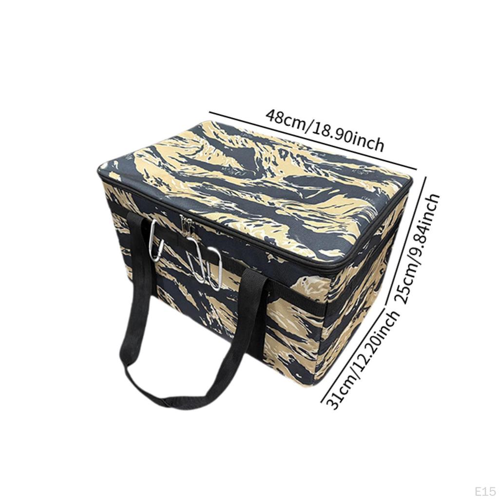 Camping Storage Bag Heavy Duty Organizer for Garage Trunk Outdoor Activities