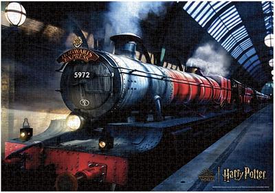 Tenyo [Made In Japan] 500-Piece Flash Magic Jigsaw Puzzle Harry Potter Hogwarts Express (51x73.5cm) B-1000-823 Includes Adhesive, a Spatula, and a