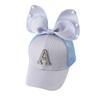 New Korean version of children's hats summer girls A standard baseball cap parent-child mother and daughter bow cap tide