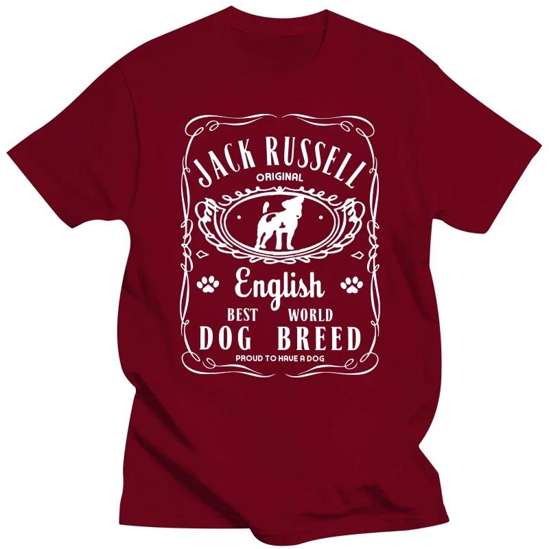 Tricouri Vintage Câine Jack Russell Terrier Bumbac Streetwear Mânecă Scurtă Cadouri de Ziua de Naștere Tricou Stil de Vară Îmbrăcăminte pentru Bărbați