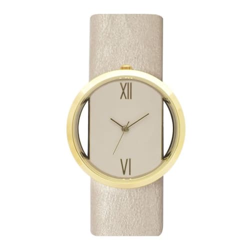 

Follow Fragola Mini Skeleton Strap Watch E00420S-1 GY Women s Gray