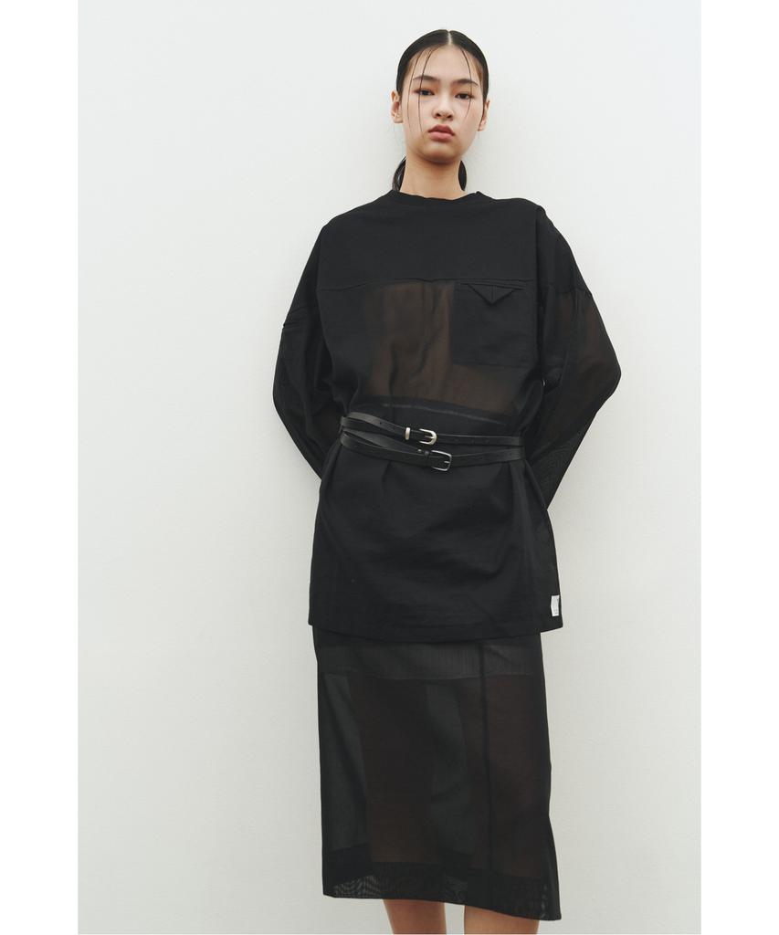 Recorde Layered Lining Sheer Skirt_Rqkas25542Bkx
