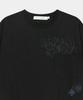 SLOWACID Τσέπης Σημειωματάριο Κοντομάνικο T-Shirt με Ζακάρ [Μαύρο]