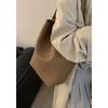 High-end Underarm Bag, Simple Large-capacity Bucket Bag, Wide Shoulder Strap Single-shoulder Bag